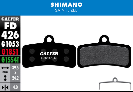 Galfer - Bike Standard Brake Pad Shimano Saint, Zee