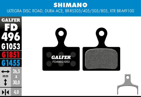 Galfer - Bike Standard Brake Pad Shimano Xtr 2019 (2P.)