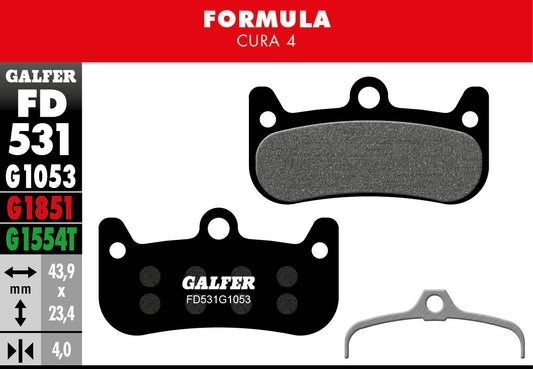 Galfer - Bike Standard Brake Pad Formula Cura 4