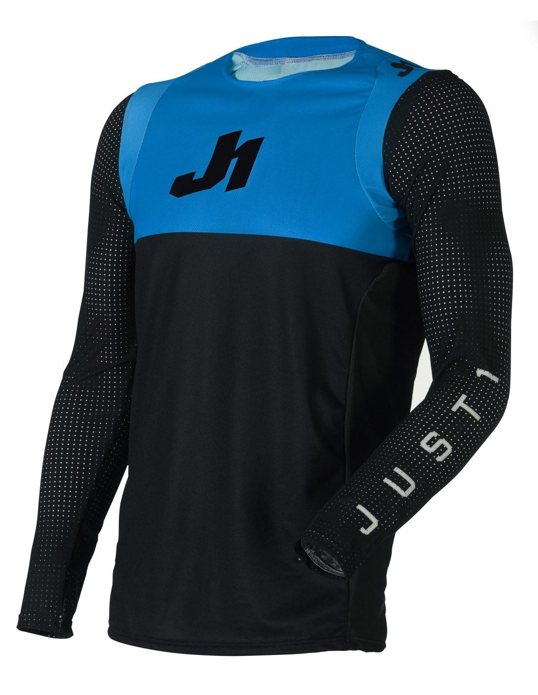 Just1 - Mtb Ls Jersey J-Flex - Dual Black Light Blue