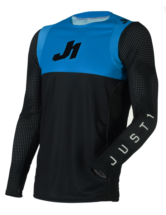 Just1 - Mtb Ls Jersey J-Flex - Dual Black Light Blue