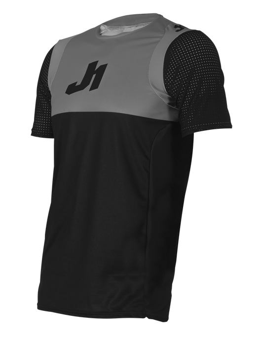 Just1 - Mtb Ss Jersey J-Flex - Dual Black Grey