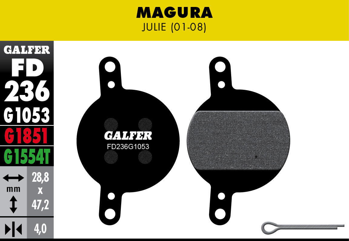 Galfer - Bike Advanced Brake Pad Magura Julie (01-08)
