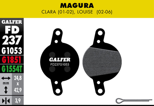Galfer - Bike Standard Brake Pad Magura Clara / Louise