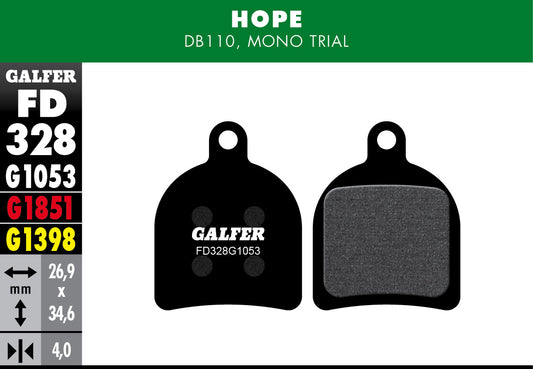 Galfer - Bike Standard Brake Pad Hope Mono Trial