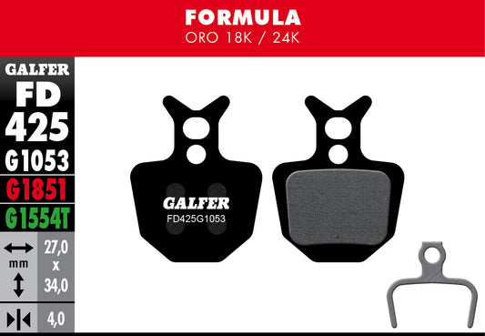 Galfer - Bike Standard Brake Pad Formula Oro