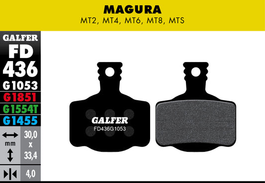 Galfer - Pack 60 Brake Pads (30 Sets) Fd436G1554T