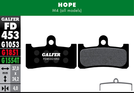 Galfer - Bike Standard Brake Pad Hope M4