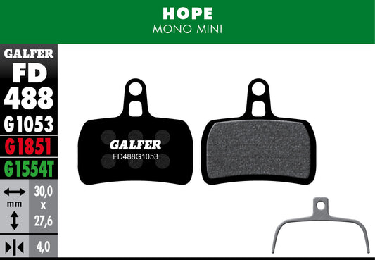 Galfer - Bike Standard Brake Pad Hope Mono Mini