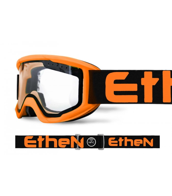 Ethen - Goggle Enduro Black Orange