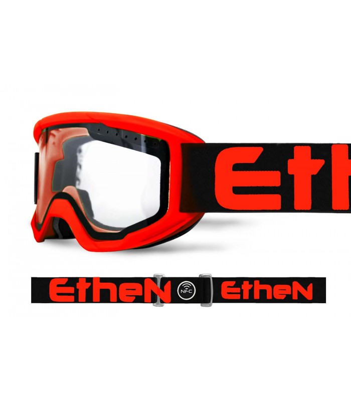 Ethen - Goggle Enduro Black Red